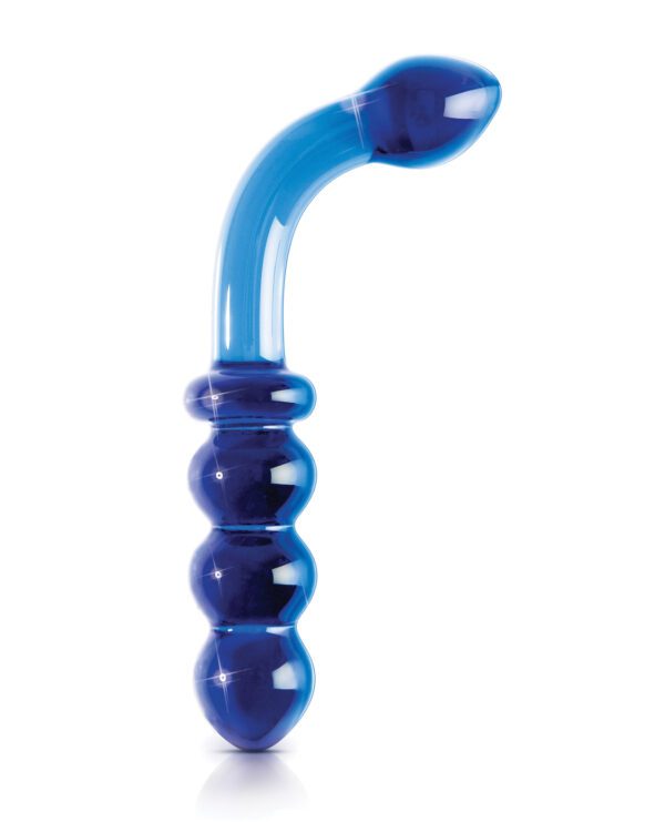 Icicles No. 31 Hand Blown Glass - Blue G Spot - Image 3