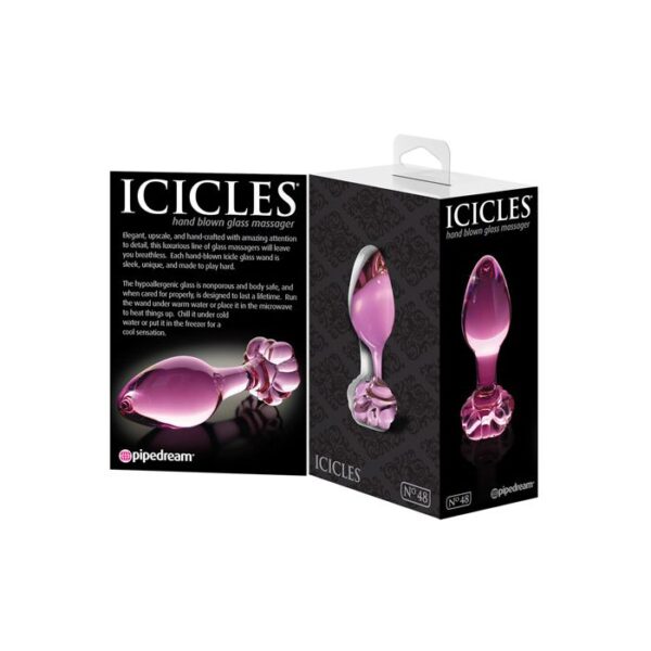 Icicles No. 48 Butt Plug - Pink - Image 2