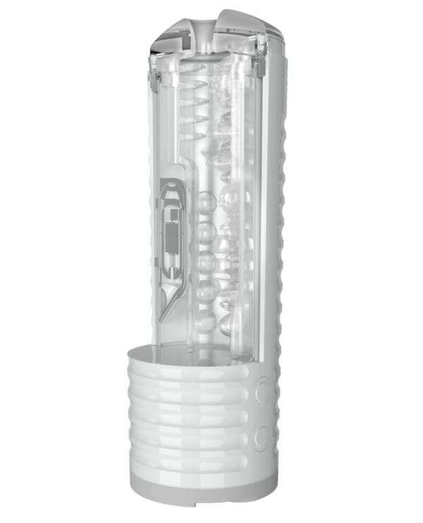 Lovense Max 2 Rechargeable Male Masturbator w/ White Case - Clear Sleeve - Image 4