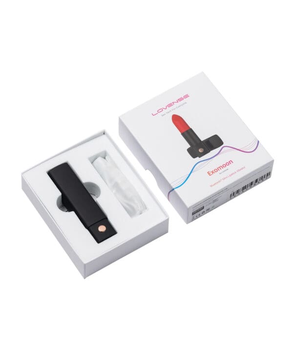 Lovense Exomoon Lipstick Vibe - Red - Image 4