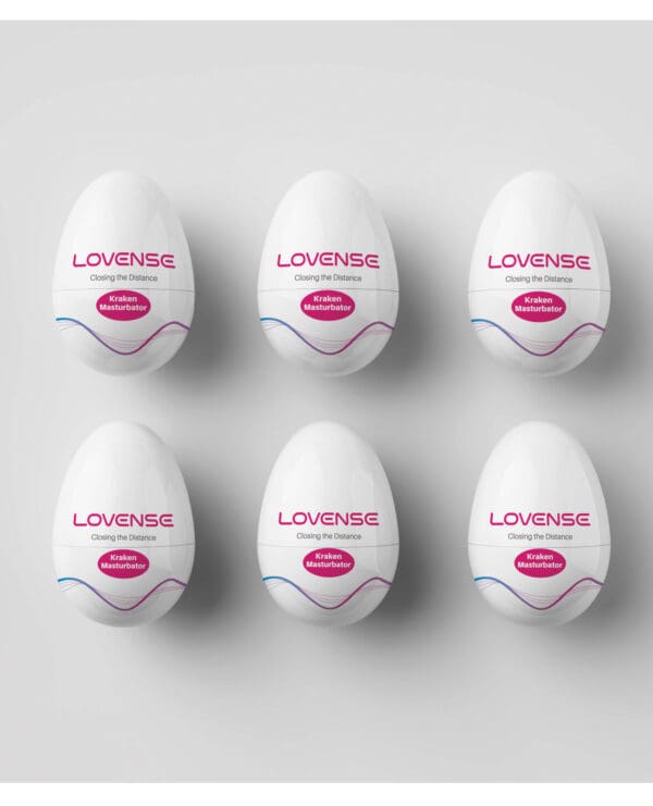 Lovense Kraken Egg 6-Pack - White - Image 2