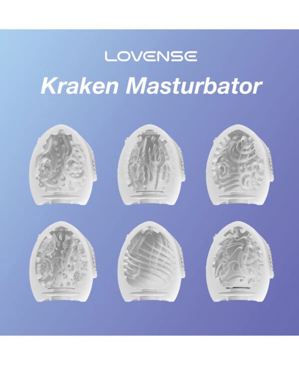 Lovense Kraken Egg 6-Pack - White - Image 3