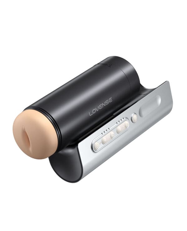 Lovense Solace Pro Thrusting Masturbator - Black - Image 2