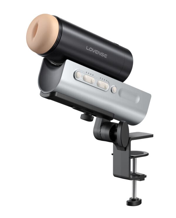 Lovense Solace Pro Thrusting Masturbator - Black - Image 4