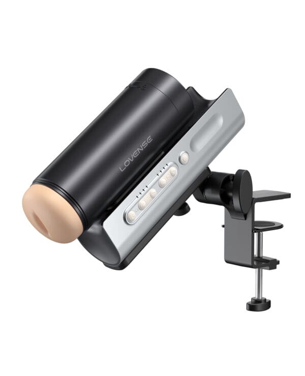 Lovense Solace Pro Thrusting Masturbator - Black - Image 5