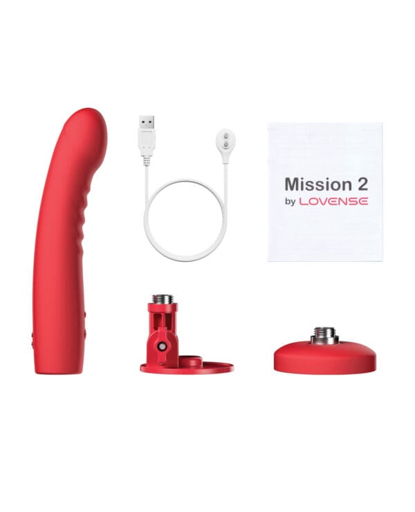 Lovense Mission 2 Touch-Sensitive Tech - Red - Image 5