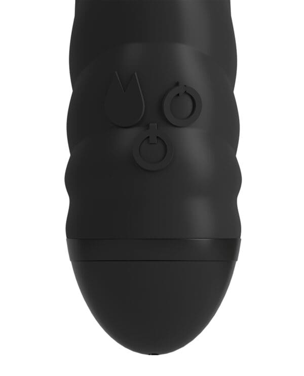 Adrien Lastic Twister Clitoral Sucker & Vibrating Rabbit - Black - Image 3