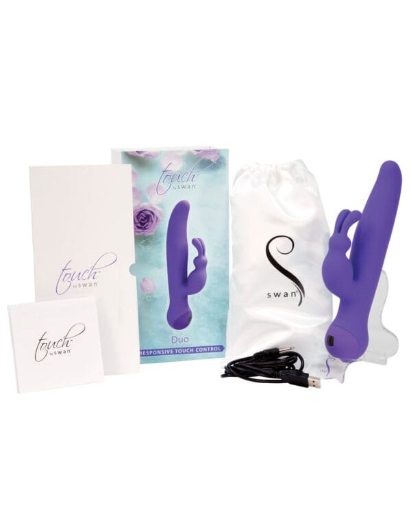 Touch by Swan Duo Rabbit Vibrator - Purple - Image 5