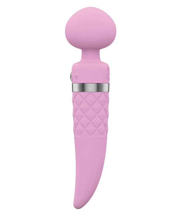 Pillow Talk Sultry Rotating Wand - Pink - Image 3