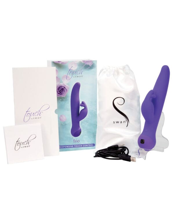 Touch by Swan Trio Clitoral Vibrator - Purple - Image 5