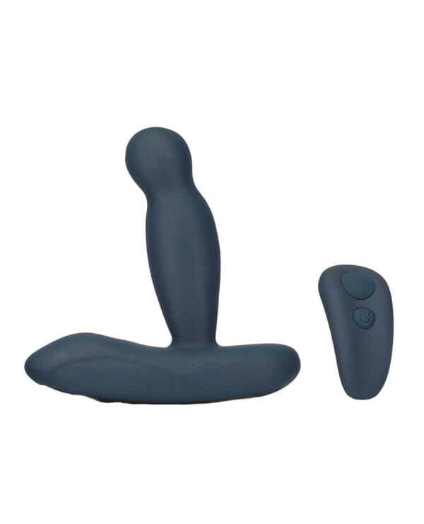 Lux Active Revolve 4.5" Rotating & Vibrating Anal Massager - Dark Blue - Image 3