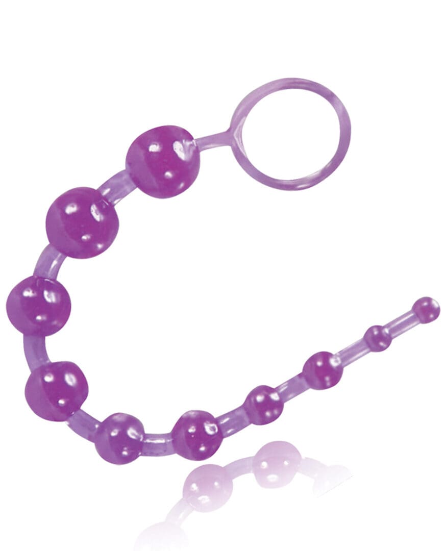 Blush B Yours Basic Anal Beads - Purple - Image 2