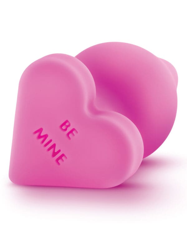 Blush Play With Me Naughty Candy Heart Be Mine Plug - Pink - Image 5