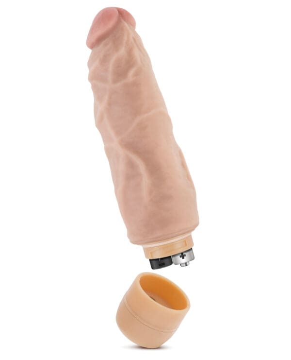 Blush Dr. Skin Vibe 7" Dong #9 - Beige - Image 4
