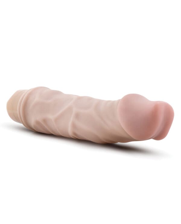 Blush Dr. Skin Vibe 9" Dong #6 - Beige - Image 3