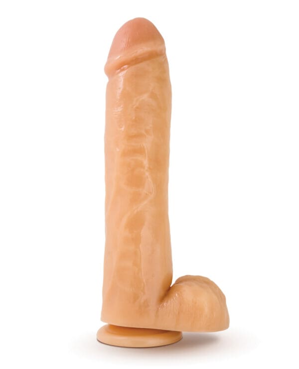 Blush Hung Rider Hammer 10" Dildo w/Suction Cup - Flesh - Image 2
