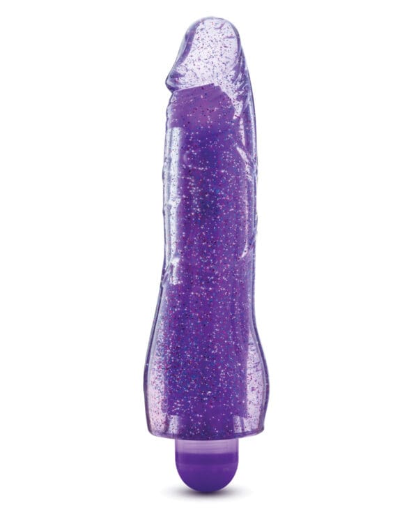Blush Glow Dicks Glitter Vibrator Molly - Purple - Image 2