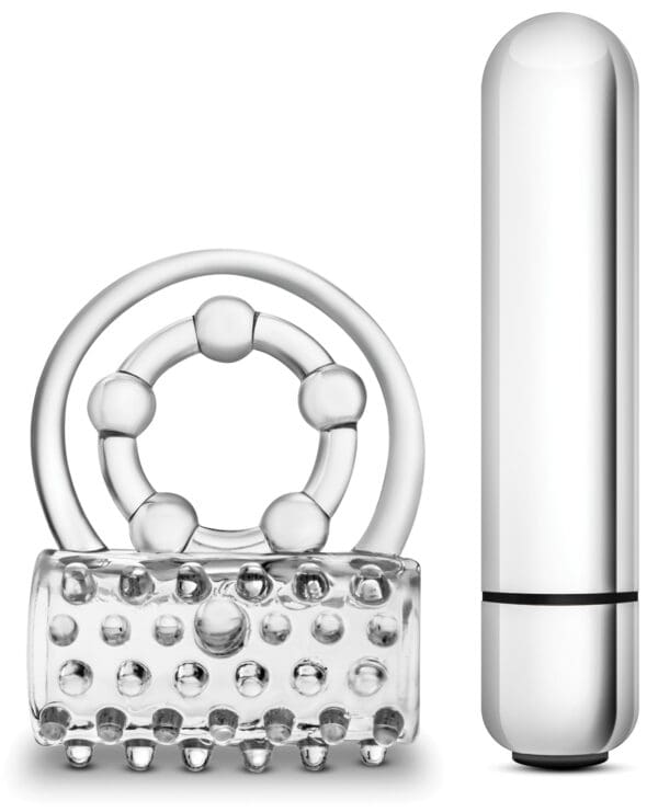 Blush Stay Hard Super Clitifier Cock Ring - Clear - Image 3
