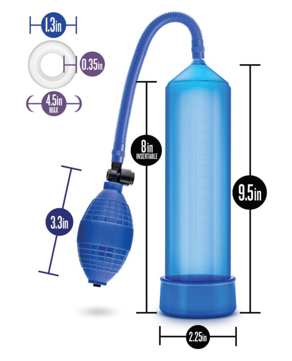 Blush Performance VX101 Male Enhancement Pump - Blue - Image 4