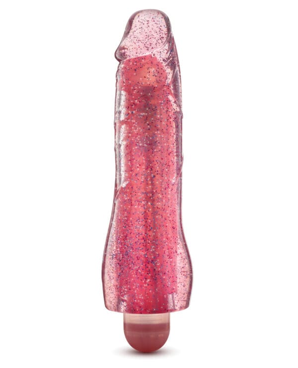 Blush Glow Dicks Glitter Vibrator Molly - Pink - Image 2