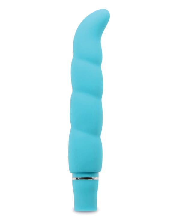 Blush Luxe Purity G Silicone Vibrator - Aqua - Image 2