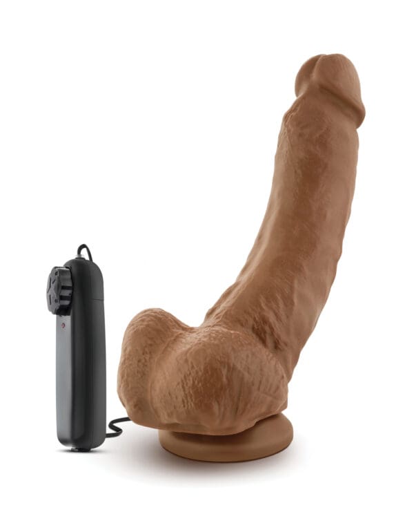 Blush Coverboy The Boxer 9" Vibrating Realistic Cock - Mocha - Image 2