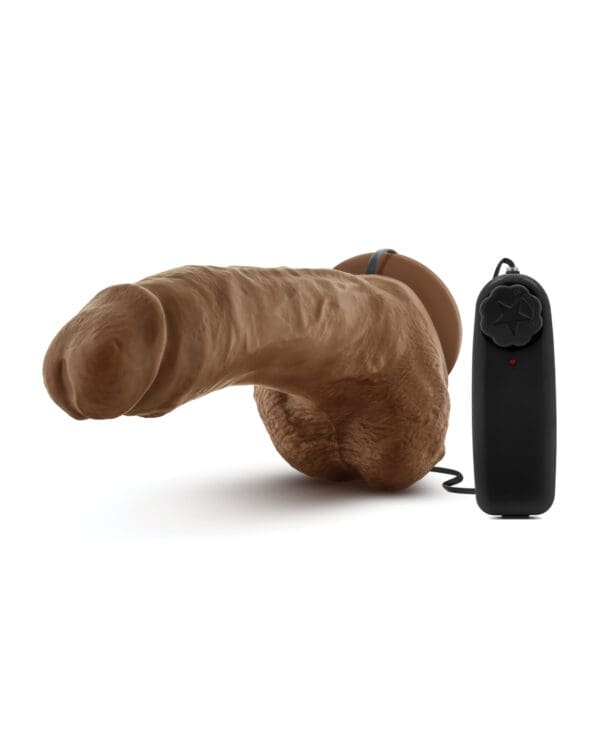 Blush Coverboy The Boxer 9" Vibrating Realistic Cock - Mocha - Image 3