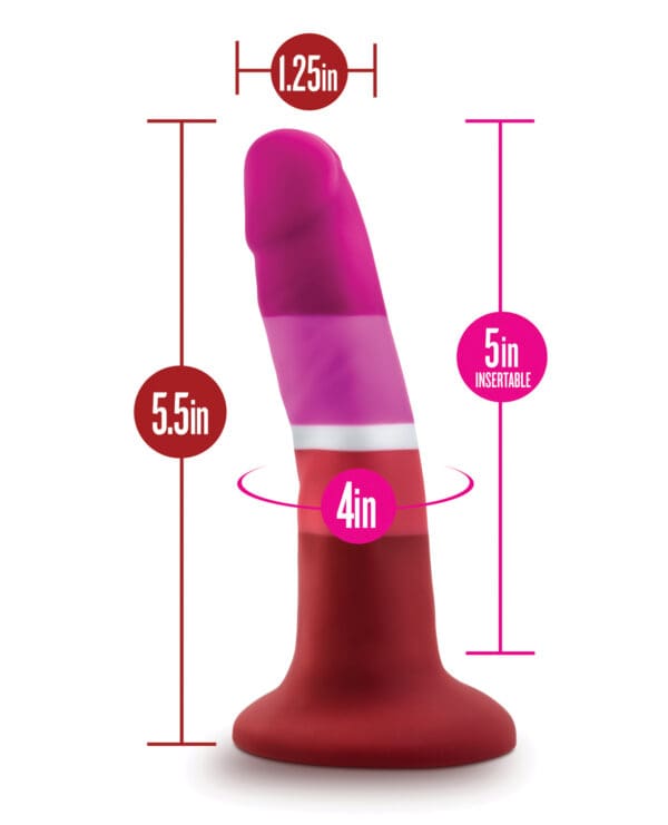 Blush Avant P3 Lesbian Pride Silicone Dong - Beauty - Image 4