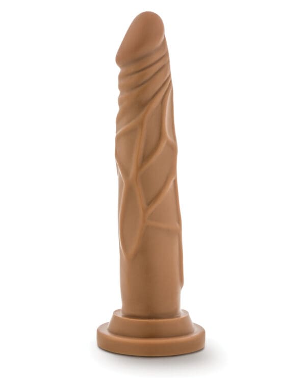 Blush Dr. Skin Realistic Cock Basic 7.5" - Mocha - Image 2