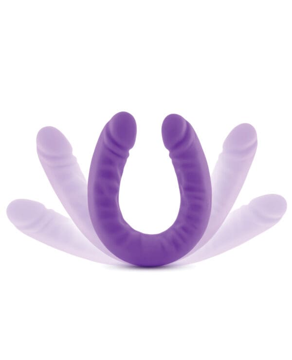 Blush Ruse 18" Slim Double Dong - Purple - Image 4