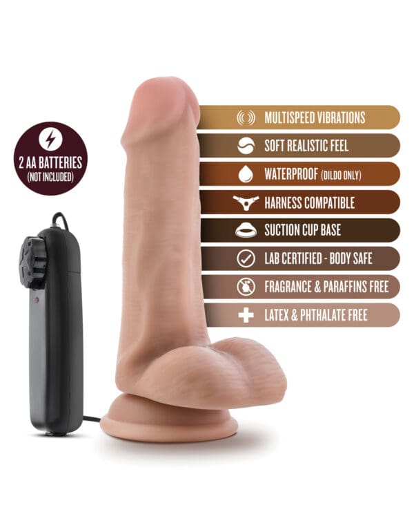 Blush Dr. Skin Dr. Rob 6" Cock w/Suction Cup - Vanilla - Image 5