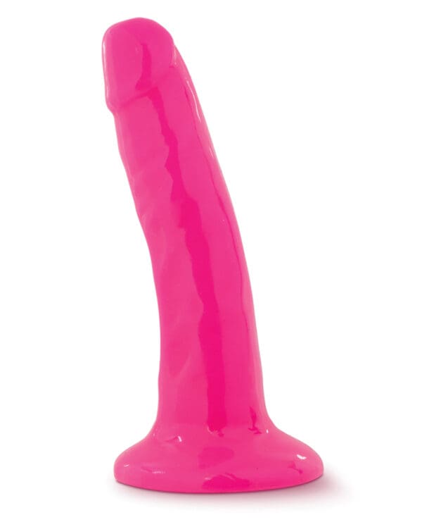 Blush Neo 5.5" Dual Density Cock - Neon Pink - Image 2