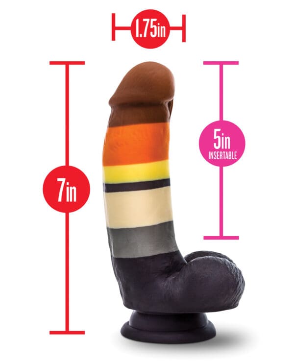 Blush Avant P9 Bear Pride Dildo - Multi Color - Image 4