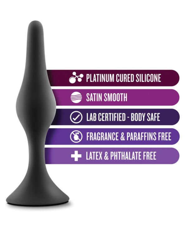Blush Luxe Beginner Plug Small - Black - Image 5