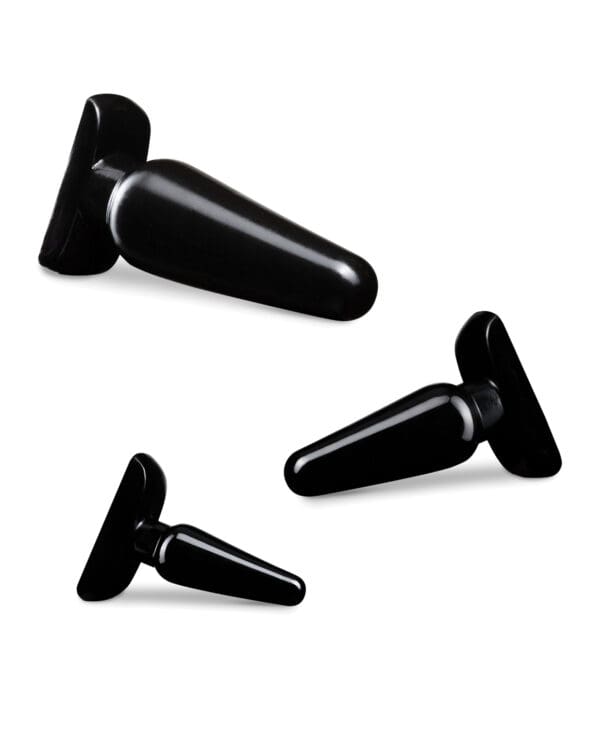 Blush Anal Adventures Basic Plug Kit - Black - Image 3