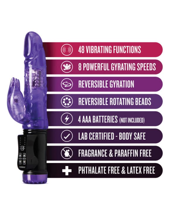 Blush Sexy Things Flutter Rabbit - Purple - Image 5