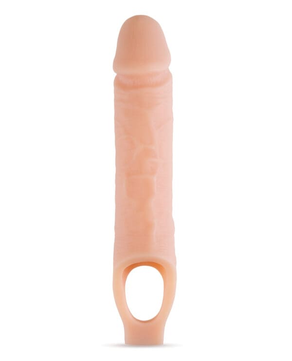 Blush Performance Plus 10" Silicone Cock Sheath Penis Extender - Flesh - Image 2