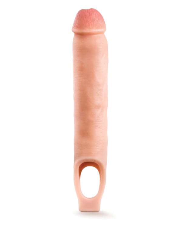 Blush Performance Plus 11.5" Silicone Cock Sheath Penis Extender - Flesh - Image 2