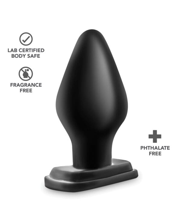 Blush Anal Adventures XXL Plug - Black - Image 4