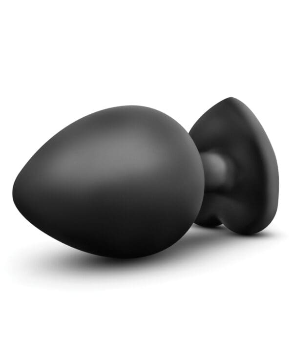 Blush Temptasia Bling Plug w/Gem Large - Black - Image 3