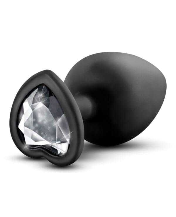 Blush Temptasia Bling Plug w/Gem Large - Black - Image 4