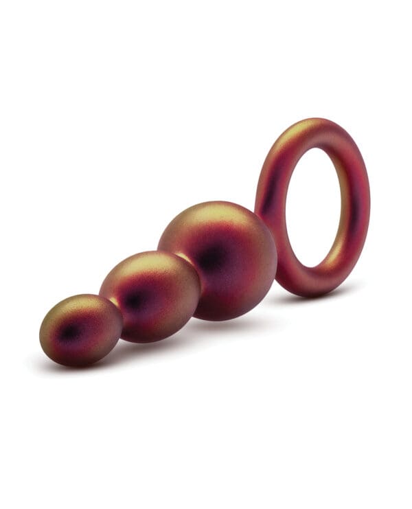 Blush Anal Adventures Matrix Beaded Loop Plug - Copper - Image 3