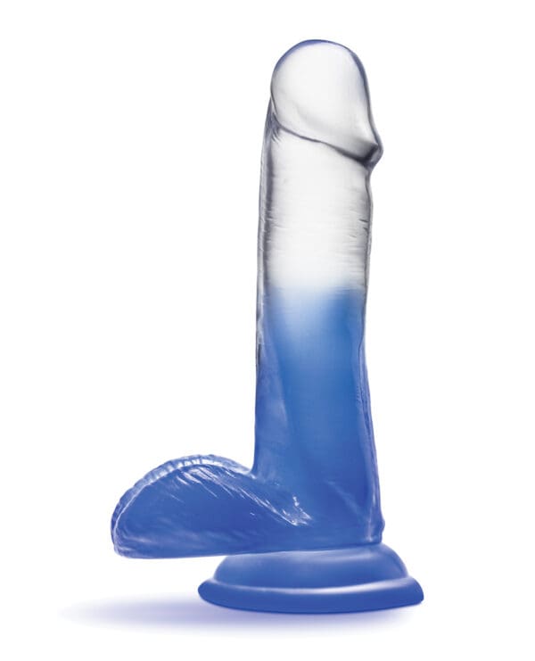 Blush B Yours 6" Stella Blue Dildo - Blue - Image 2
