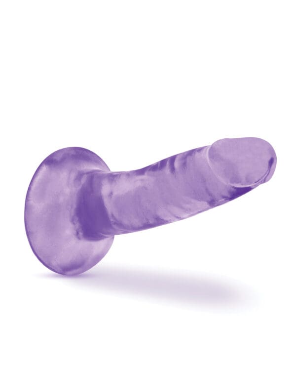 Blush B Yours Plus 5" Hard n' Happy Dildo - Purple - Image 3