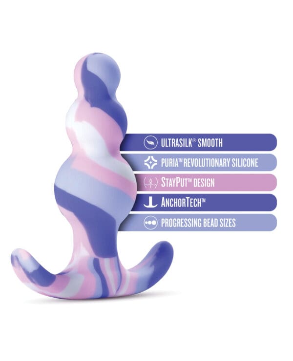 Blush Avant Twilight Silicone Plug - Blue - Image 5