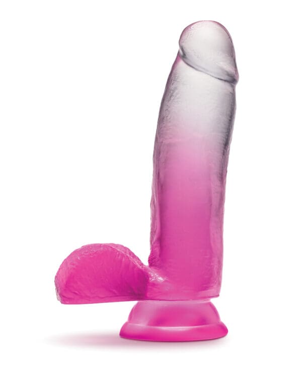 Blush B Yours 7" Sugar Magnolia Dildo - Fuchsia - Image 2