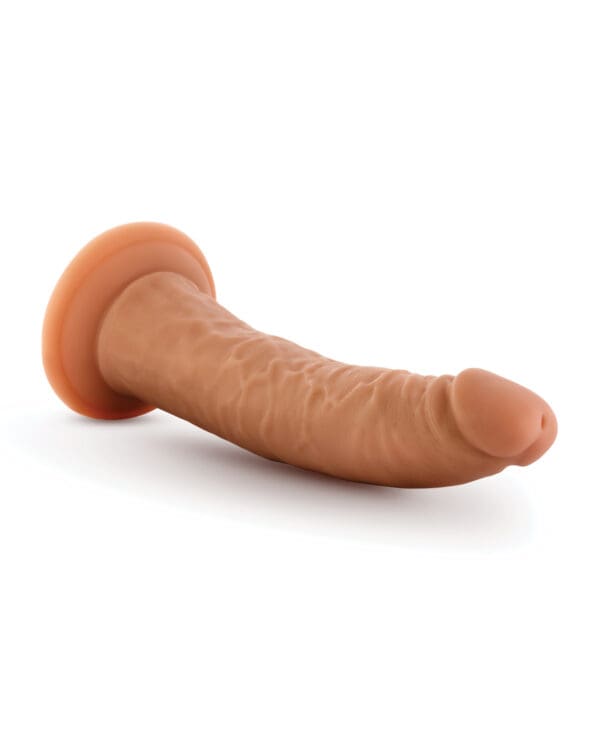 Blush Dr. Skin Glide 7.5" Self Lubricating Dildo - Mocha - Image 3