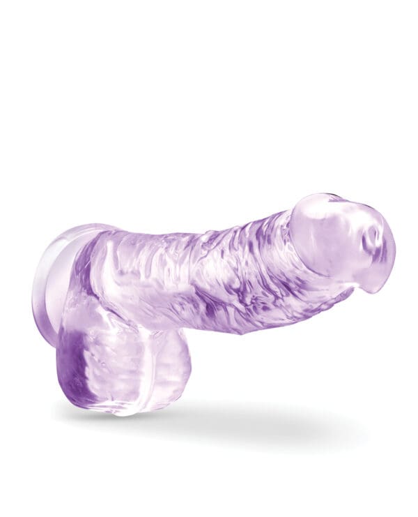 Blush Naturally Yours 6" Crystalline Dildo - Amethyst - Image 3