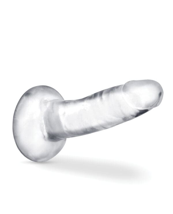 Blush B Yours Plus 5" Hard n' Happy Dildo - Clear - Image 4
