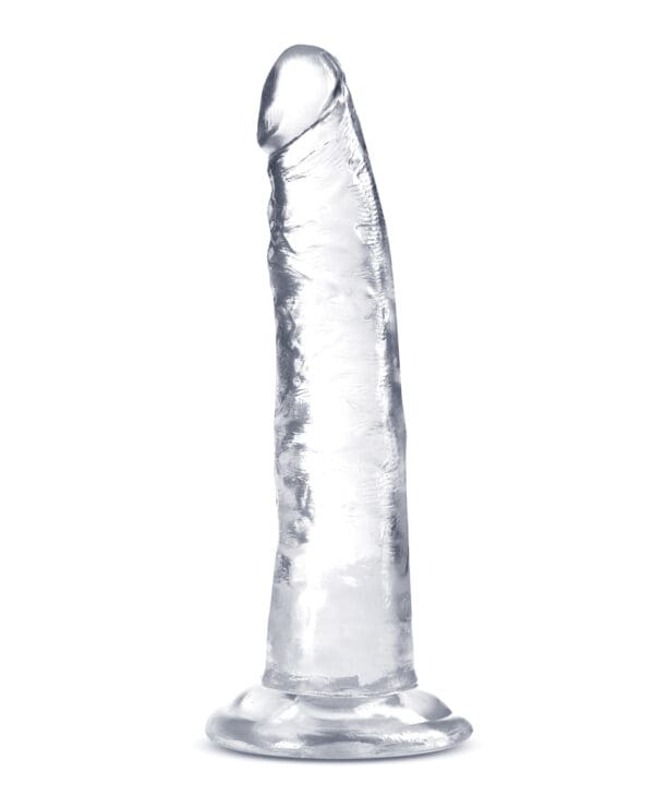 Blush B Yours Plus 7" Lust n' Thrust Dildo - Clear - Image 3